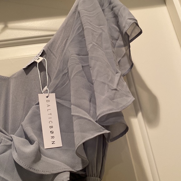 Baltic Born Katya Ruffle Maxi Dress, Light Blue, M, NWTs! - Picture 3 of 3